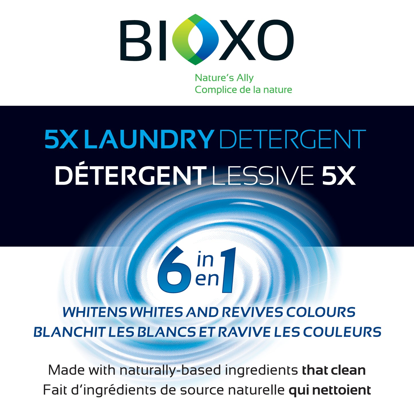 BIOXO - 5X Concentrated Laundry Detergent 500 mL and 1.6 L