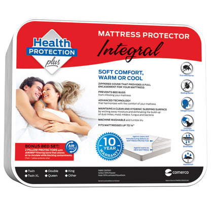 Integral Mattress Protector- 6 side protection and 100% Waterproof