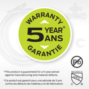 10' / 3 m Ice Maker Connection Kit - Braided Stainless Steel, Lead Free