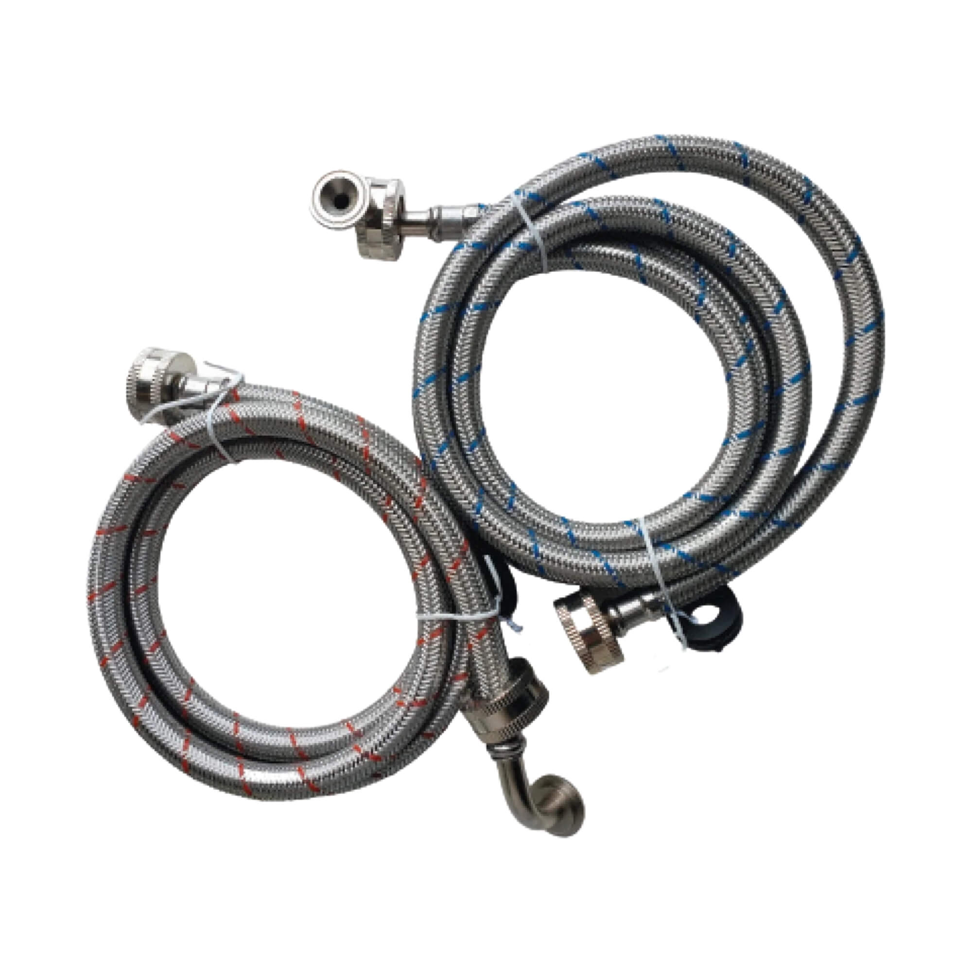 2 tuyaux de raccordement pour laveuse résistants aux fuites - 5 pieds (60")