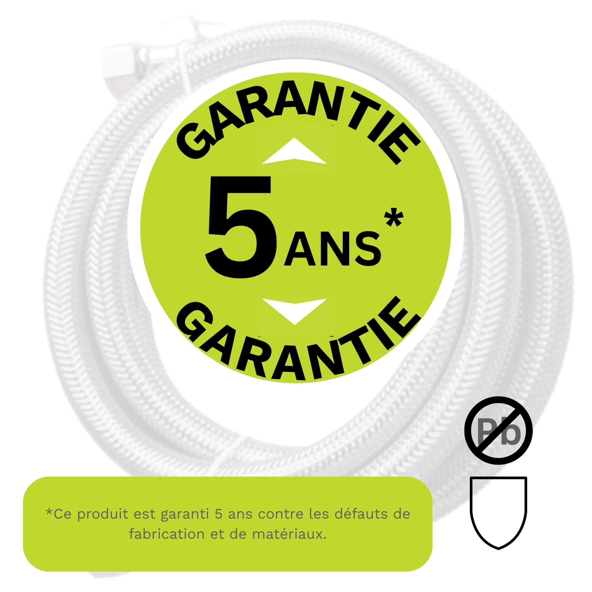 Ensemble de connecteurs pour lave-vaisselle -                                                       72’’ / 1,8 m
