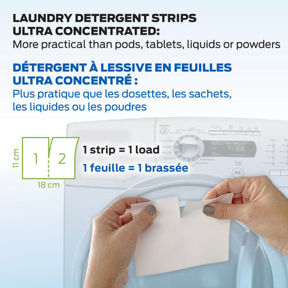 ECO + Laundry Detergent Strips - 160 Strips / Loads