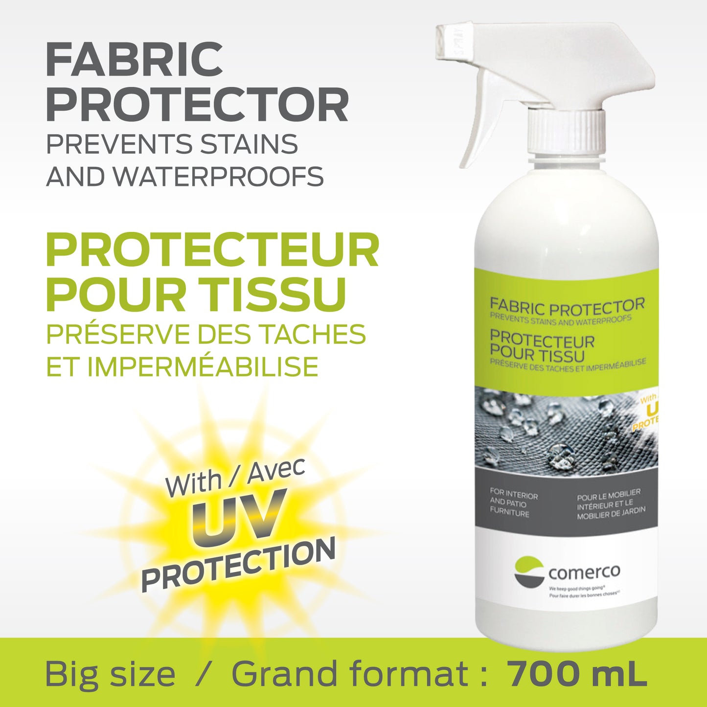 Protecteur pour tissu - préserve des taches et imperméabilise - 700 ml