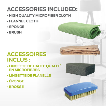 Furniture Cleaning Kit - Fabric, Leather, Vinyl, and More - 4 x 250 mL 