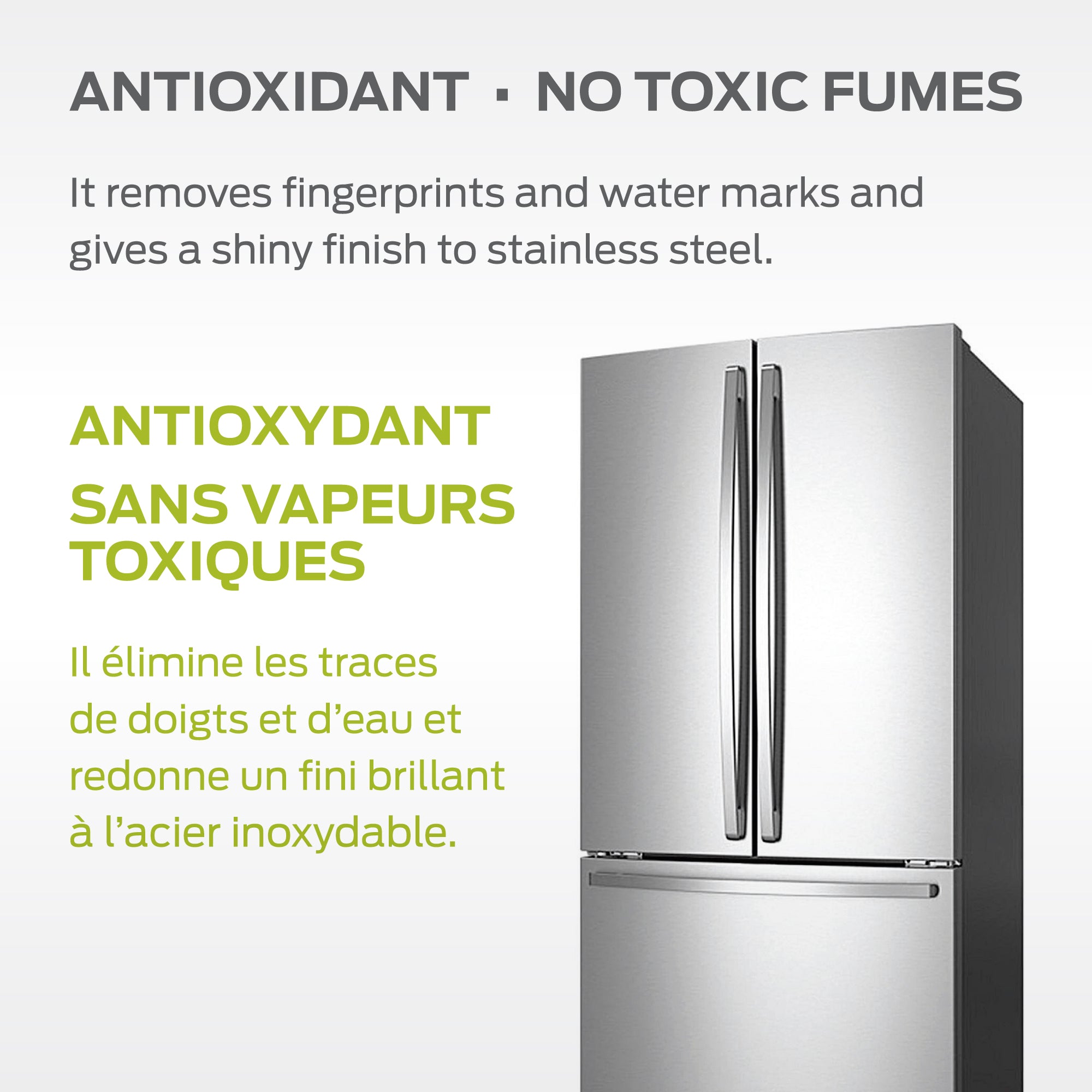 Bioxo-Ensemble d’entretien pour acier inoxydable 250 ml