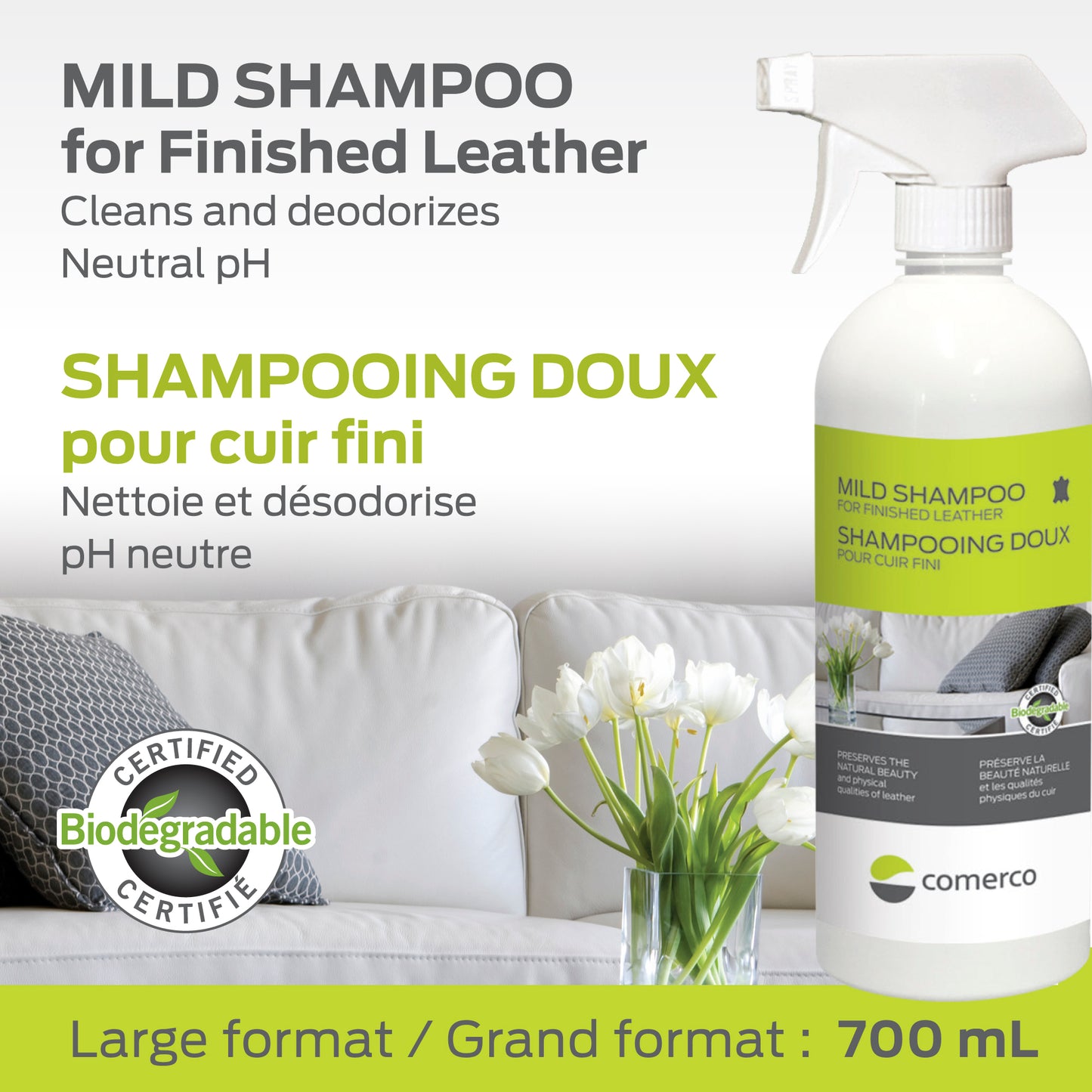 Leather Care Complete kit with UV Protection - 2 x 700 mL
