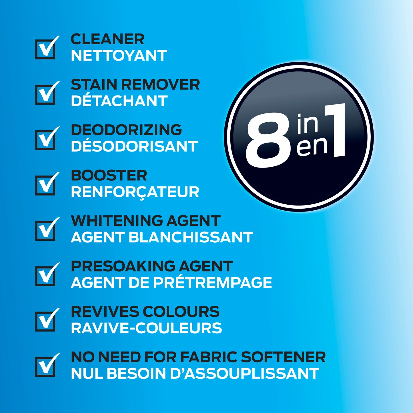 Détergent à lessive Optimum Performance HE - 5 l ou 2,5 l