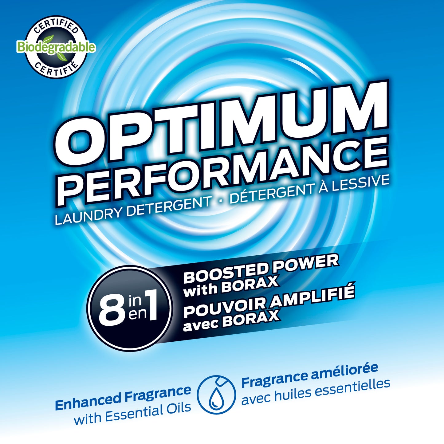 Détergent à lessive Optimum Performance HE - 5 l ou 2,5 l