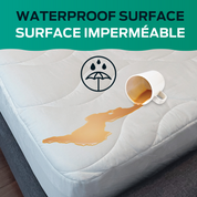 Protège-matelas Purelux - Confort douillet - Surface en cotton 100% naturel