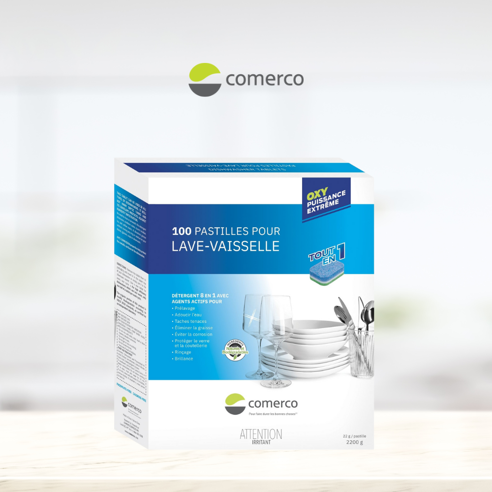 100 pastilles pour lave-vaisselle Oxy puissance extrême - tout en 1