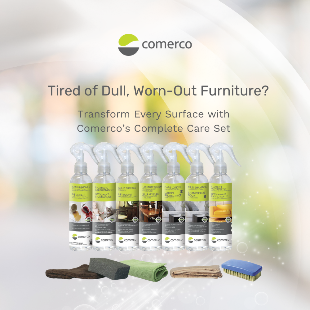 Ensemble d'entretien complet pour mobilier - 7 x 250 ml