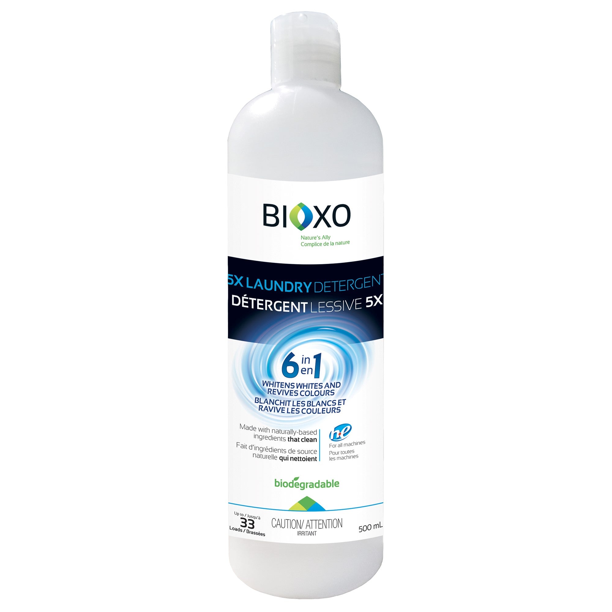 Détergent à lessive concentré 5X 500 ml - Bioxo